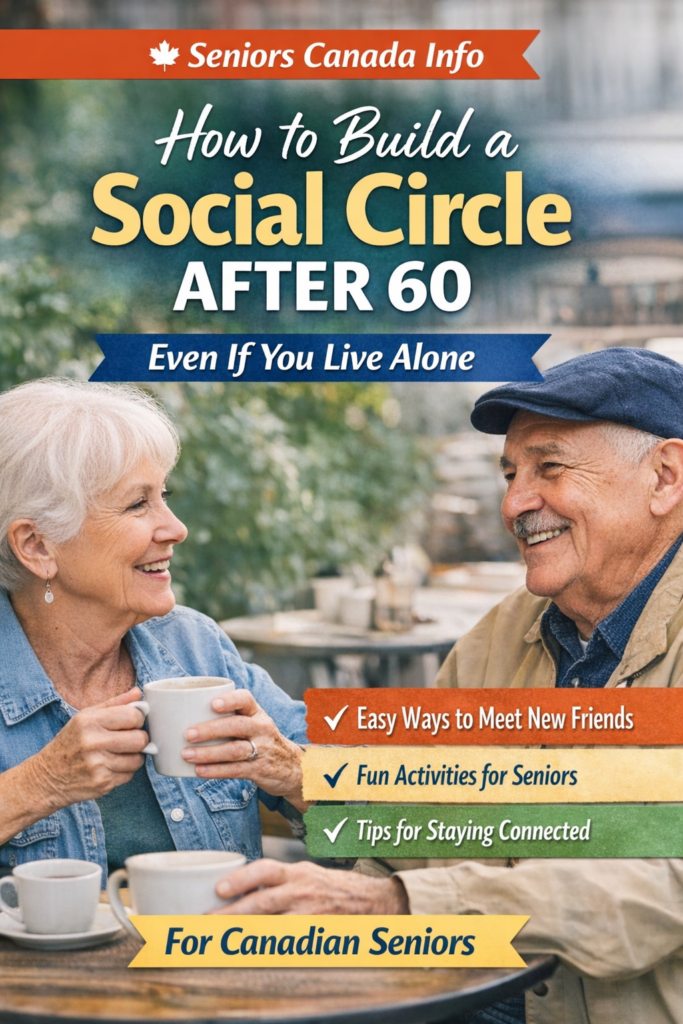 How to Build a Social Circle After 60 Even If You Live Alone
