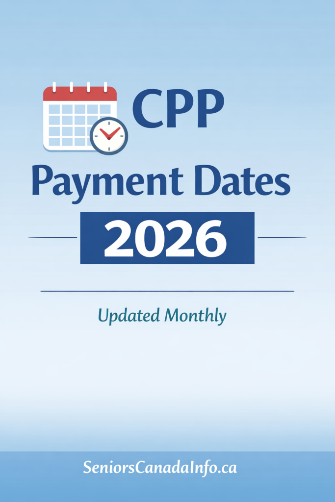 CPP Payment Dates for 2026 Seniors Canada Info CPP Payment Dates for 2026 Seniors Canada Info