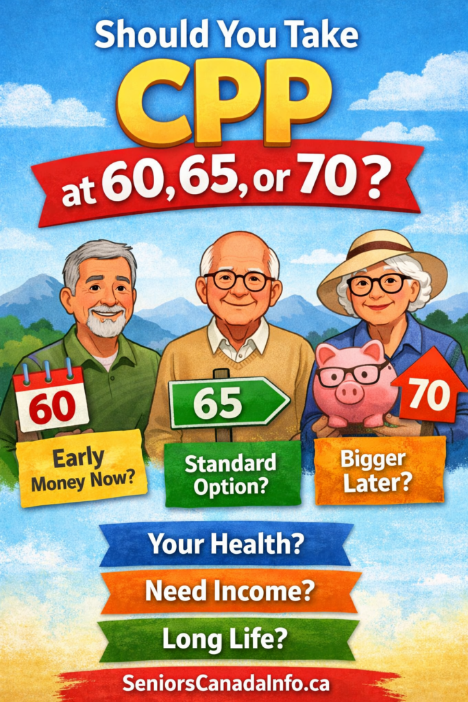 Should You Take CPP at 60, 65, or 70? A Clear, Senior‑Friendly Guide