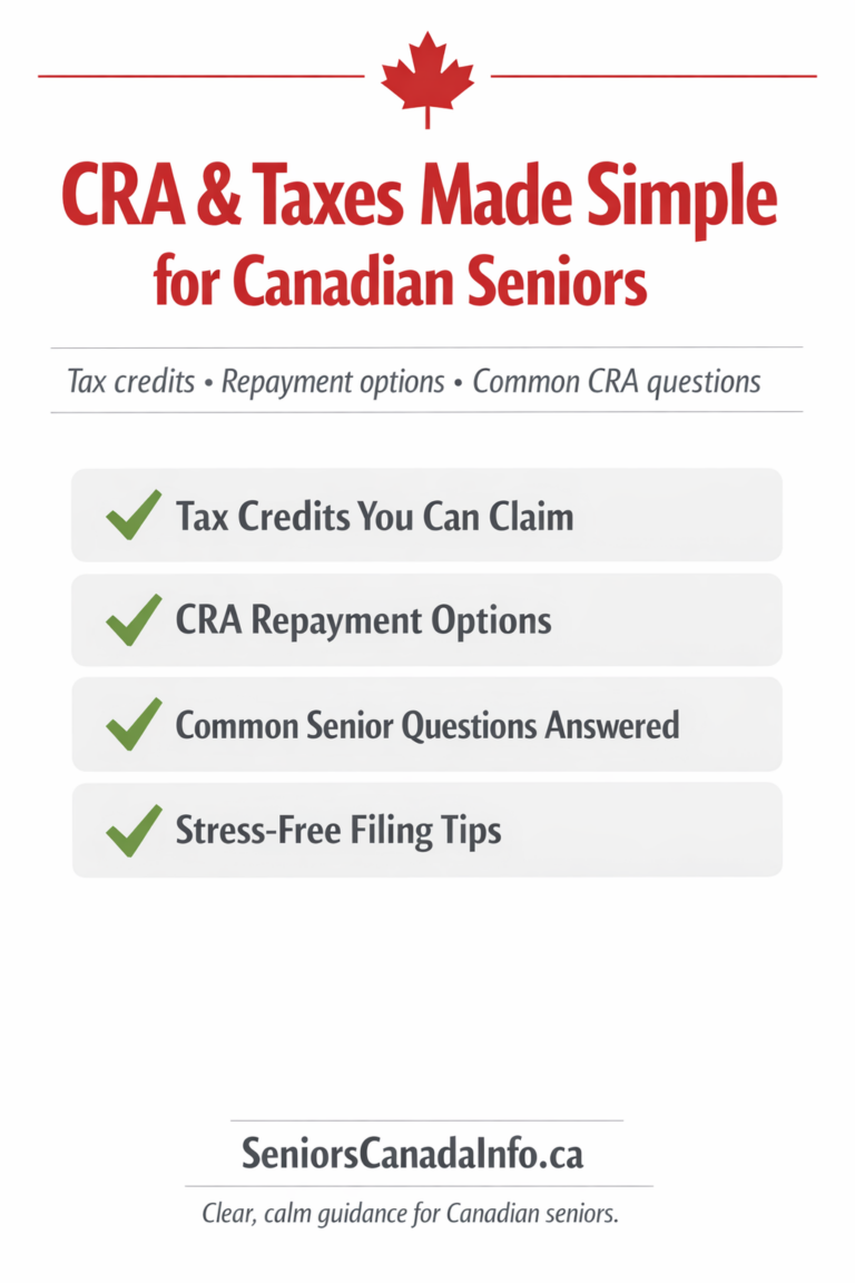 CRA & Taxes: Simple, Senior‑Friendly Guide for Canadians.