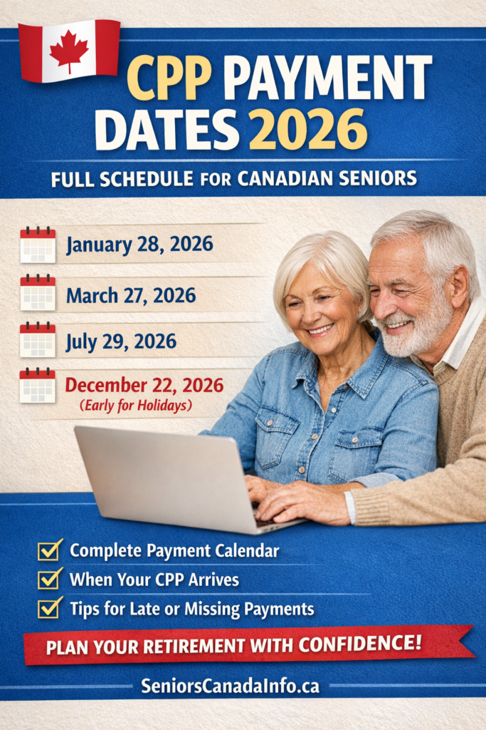 CPP Payment Dates 2026 Guide Canada Pension Plan