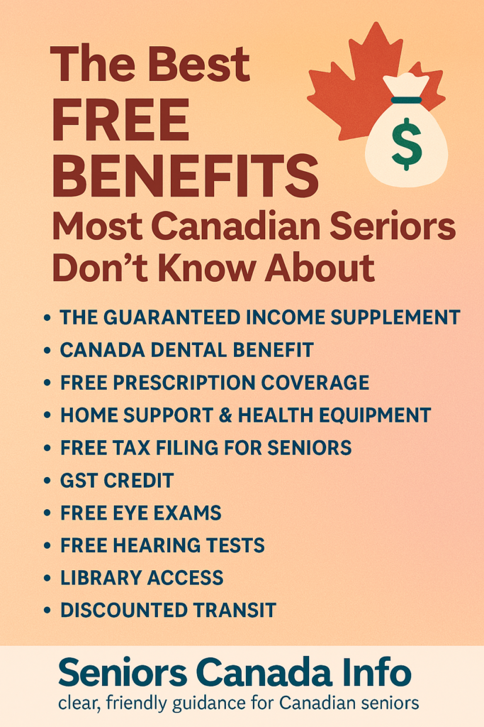 The Best Free Benefits Most Canadian Seniors Don’t Know About