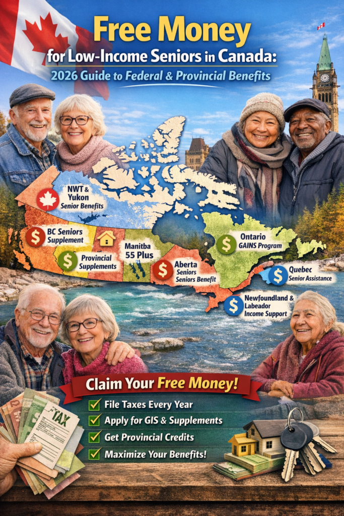 Free Money for Low‑Income Seniors in Canada Federal & Provincial Benefits Free Money for Low‑Income Seniors in Canada Federal & Provincial Benefits