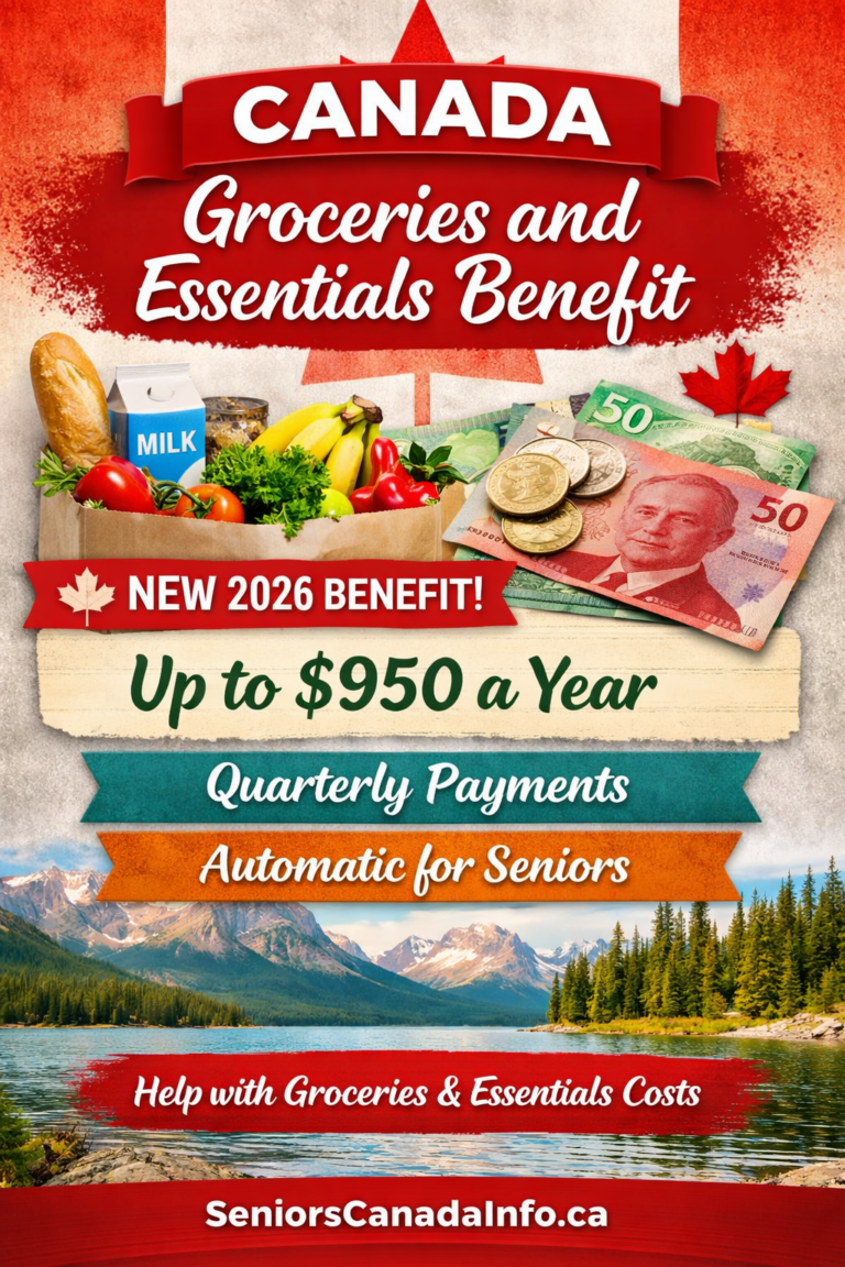 Canada Groceries And Essentials Benefit Payment Dates (2026 Guide for Seniors)