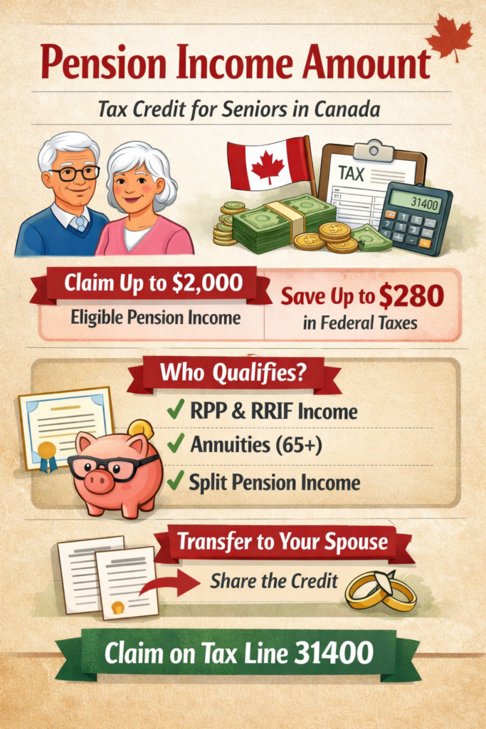 Pension Income Amount in Canada (2026 Guide for Seniors) Pension Income Amount in Canada (2026 Guide for Seniors)
