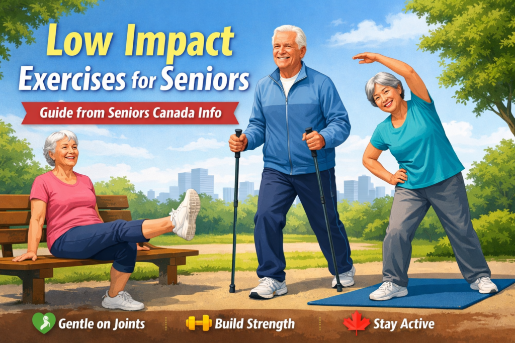 Low Impact Exercises for Seniors Guide From Seniors Canada Info Low Impact Exercises for Seniors Guide From Seniors Canada Info