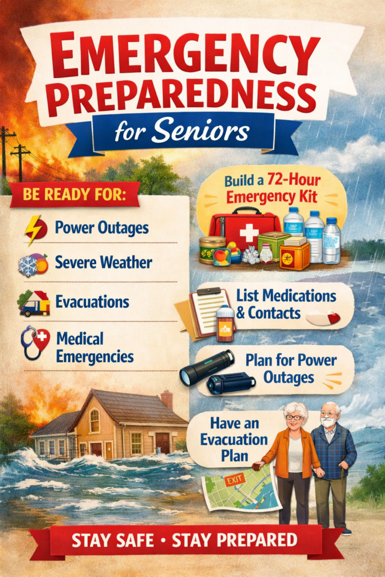 Emergency Preparedness for Seniors in Canada (2026 Guide)