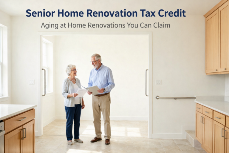 Aging at Home Renovations Seniors Can Claim Under the Home Accessibility Tax Credit