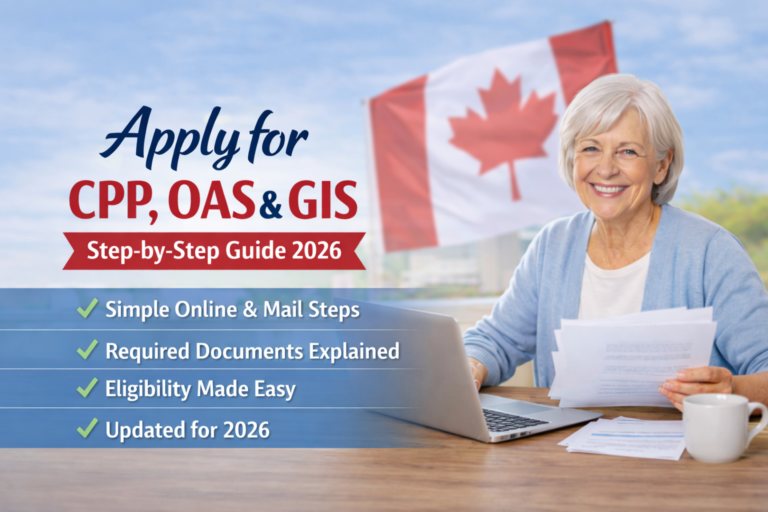 How to Apply for CPP OAS and GIS (Step‑by‑Step Guide for 2026)