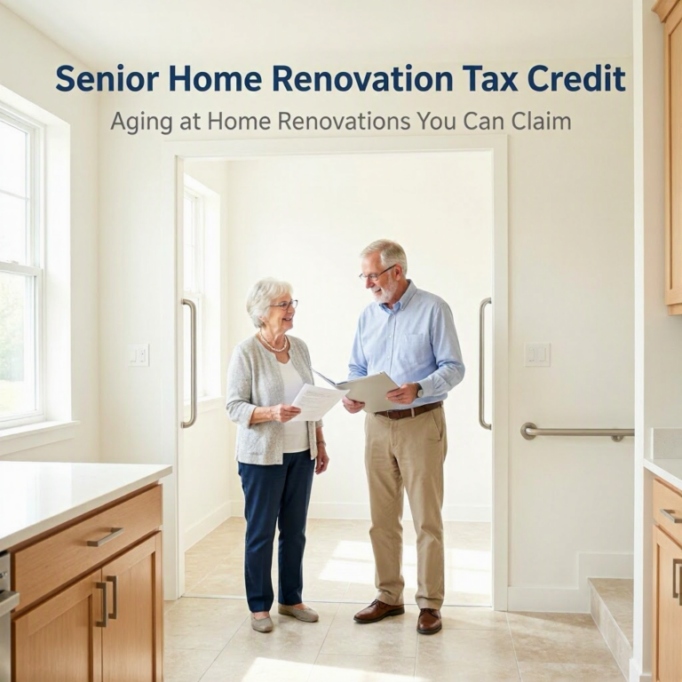 Aging at Home: Renovations Seniors Can Claim Under the Home Accessibility Tax Credit