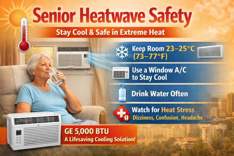 Heat‑Wave Safety for Seniors How a Simple Window Air Conditioner Can Save Lives