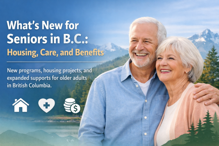 What’s New for Seniors in B.C. Housing Care and Benefits