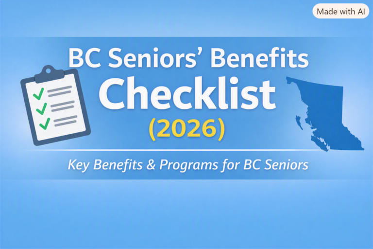 BC Seniors’ Benefits Checklist (2026)