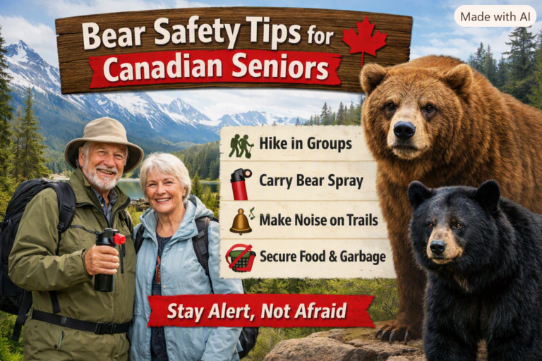 Bear Safety Tips Canadian seniors