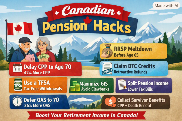 Canadian Pension Hacks For Seniors on OAS CPP and GIS