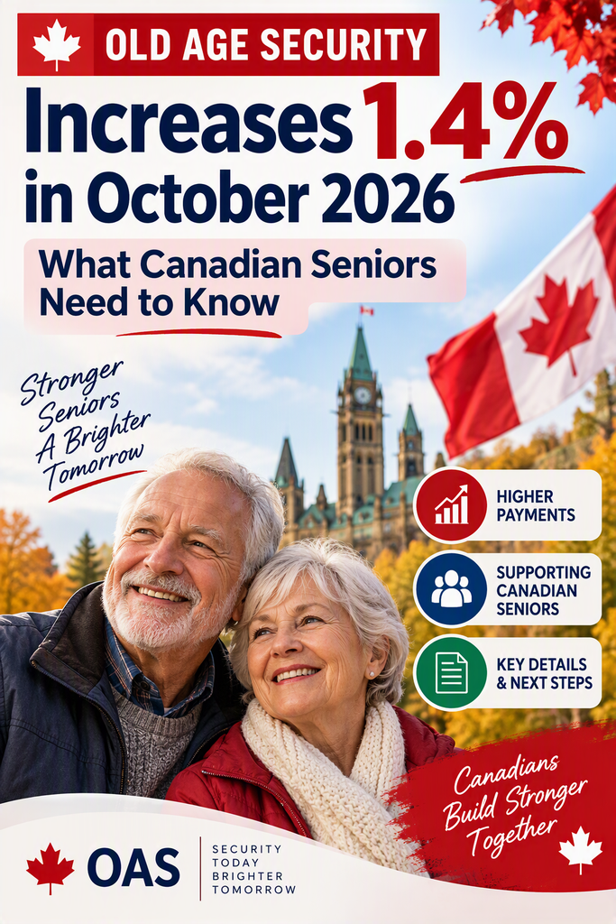 Old Age Security Increases 1.4% in October 2026 What Canadian Seniors Need to Know